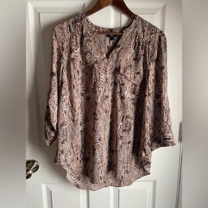 Torrid Snakeskin Print Blouse
